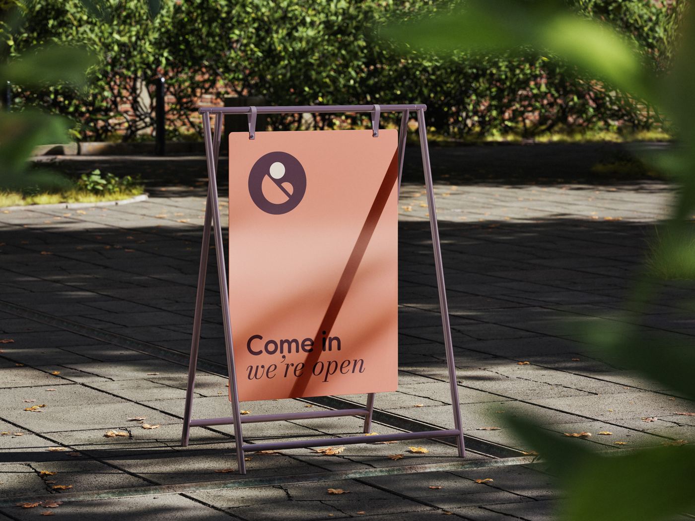 Physio Bump A-frame sandwich board signage